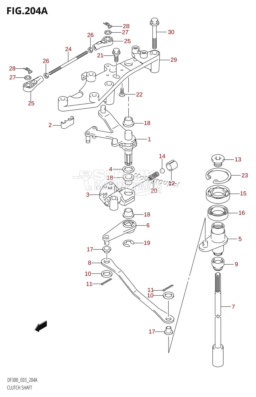 CLUTCH SHAFT