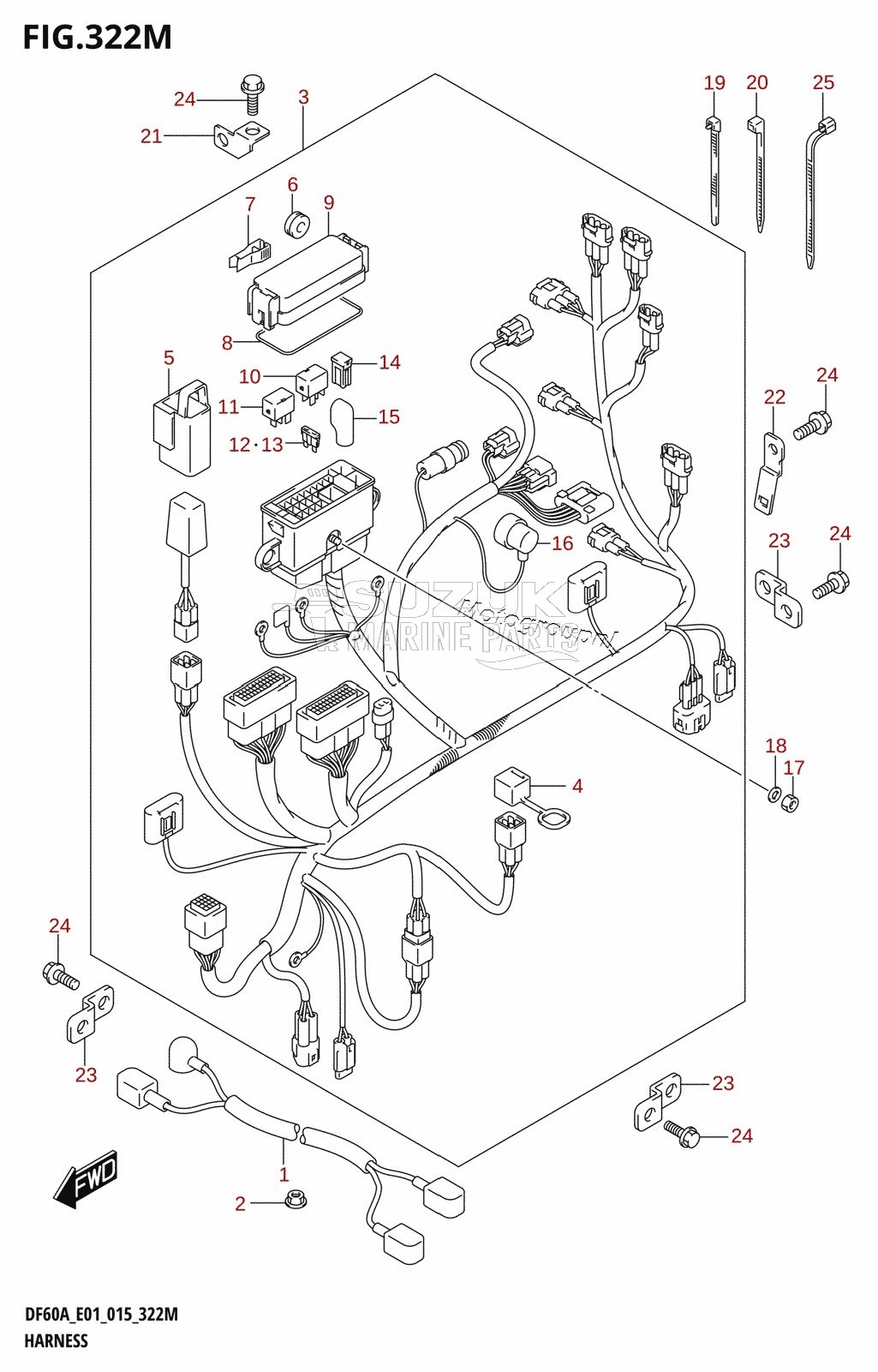 HARNESS (DF60ATH:E40)