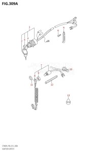 DT40 From 04005-310001 ()  2013 drawing IGNITION SWITCH (DT40W:P40)