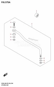 DF25A From 02504F-440001 (P01)  2024 drawing OPT:DRAG LINK (DF25A,DF30A,DF30ATH,DF30AQ)