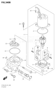14003Z-510001 (2005) 140hp E03-USA (DF140AZ) DF140AZ drawing PTT MOTOR (DF115AT:E03)