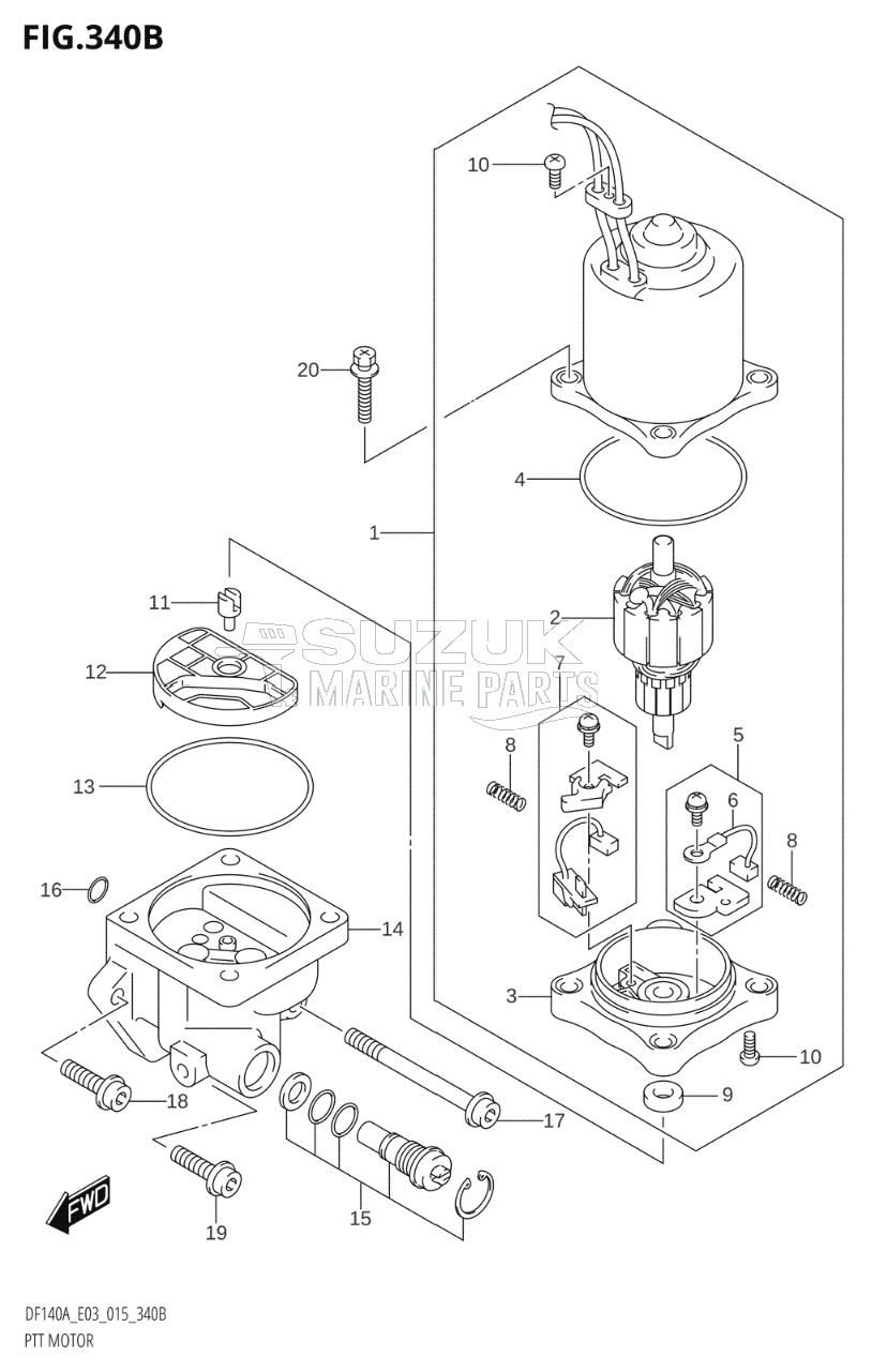 PTT MOTOR (DF115AT:E03)