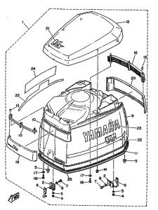 L250AETO drawing TOP-COWLING