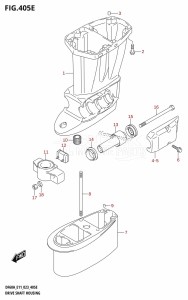 DF40A From 04003F-240001 (E01 E11)  2022 drawing DRIVE SHAFT HOUSING (DF60A:E40)