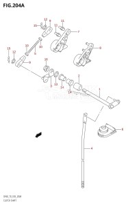 DF60 From 06001F-371001 (E03)  2003 drawing CLUTCH SHAFT