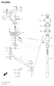 DF175T From 17502F-610001 (E01 E40)  2016 drawing CLUTCH SHAFT (DF150T:E01)