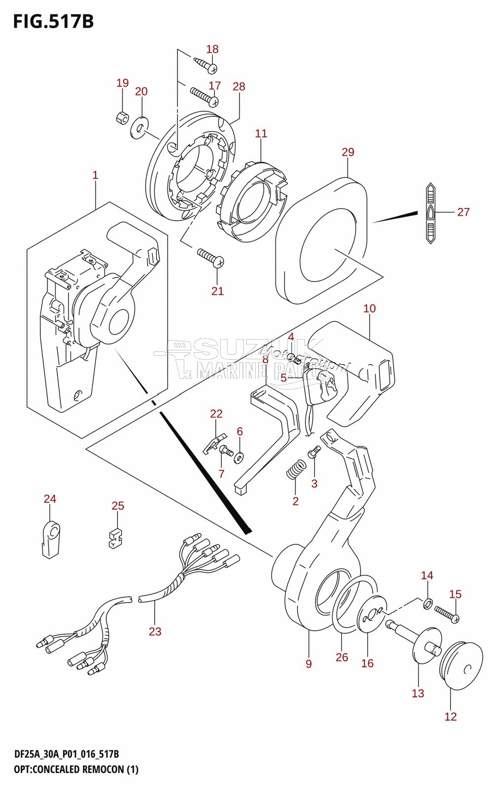 OPT:CONCEALED REMOCON (1) (DF25AT:P01)