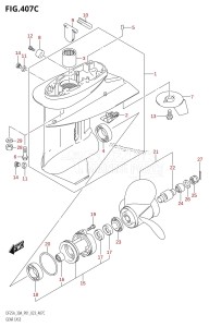 DF30A From 03003F-040001 (P01 P40)  2020 drawing GEAR CASE (DF30AQ)