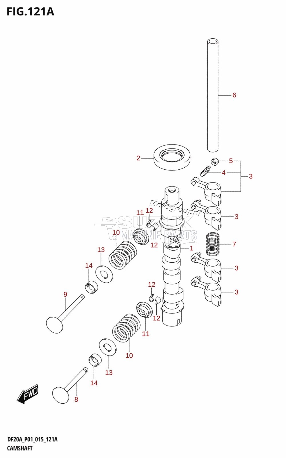 CAMSHAFT (DF9.9B:P01)