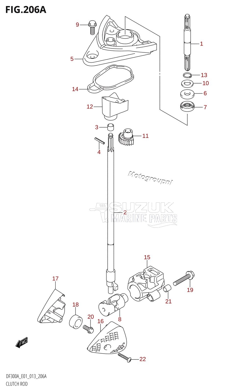 CLUTCH ROD