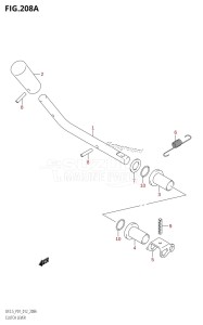 DF2.5 From 00252F-210001 (P01)  2012 drawing CLUTCH LEVER