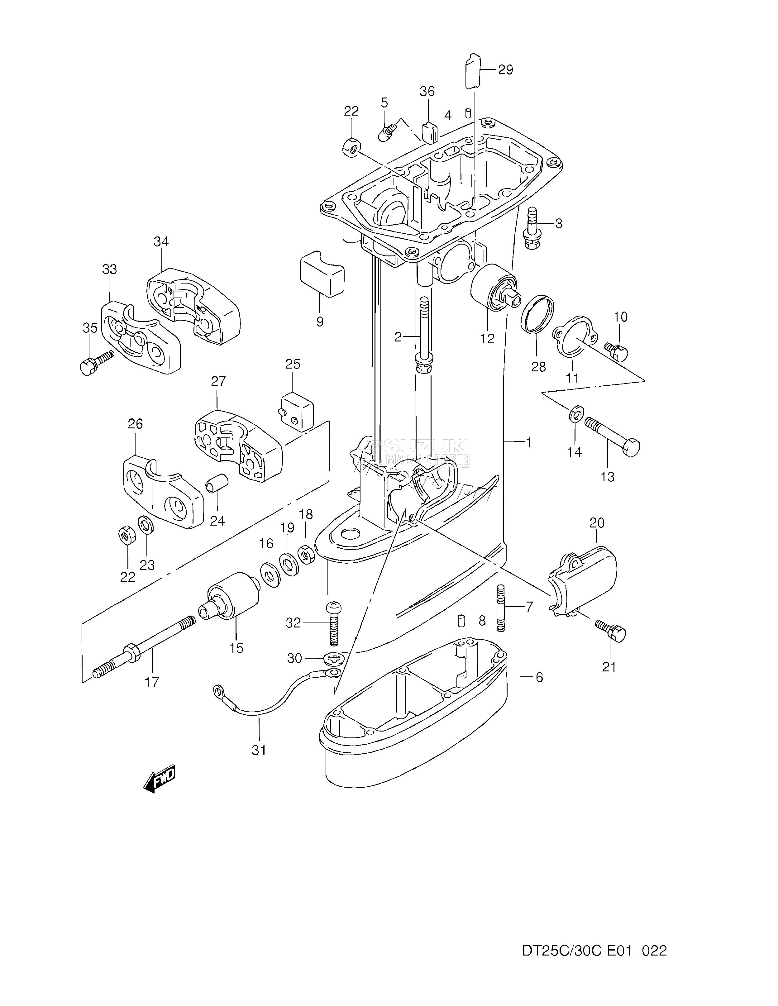 DRIVESHAFT HOUSING