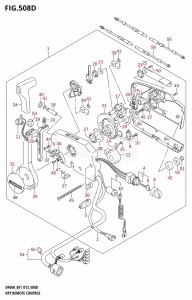 DF40A From 04003F-210001 (E01)  2012 drawing OPT:REMOTE CONTROL (DF60A:E01)