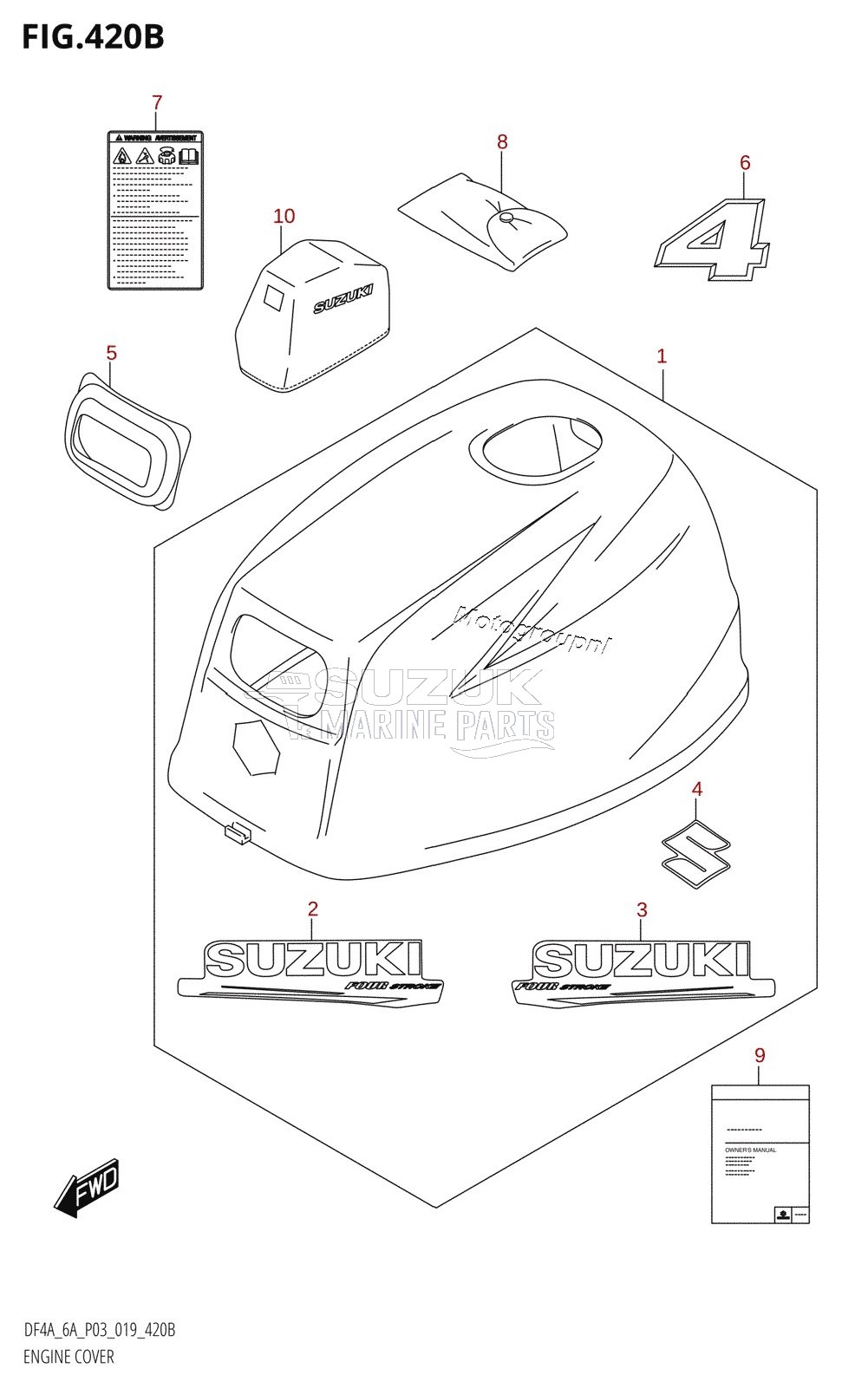 ENGINE COVER (DF4A)