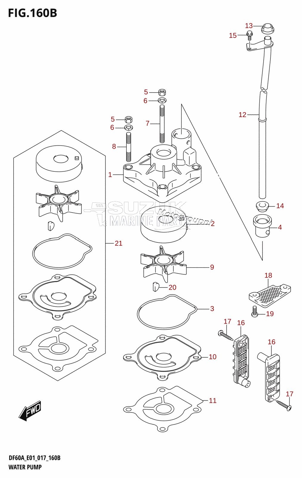 WATER PUMP (DF40AQH:E01)