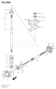 00994F-610001 (2016) 9.9hp P01-Gen. Export 1 (DF9.9A  DF9.9AR) DF9.9A drawing TRANSMISSION