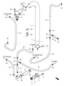 DF140 From 14001F-371001 (E40)  2003 drawing THERMOSTAT (DF115WT)