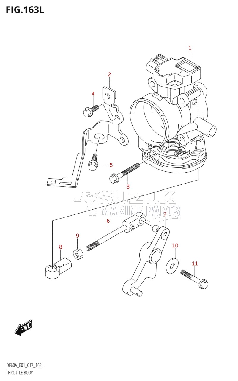 THROTTLE BODY (DF60ATH:E01)