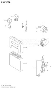 14001F-251001 (2002) 140hp E03-USA (DF140TK2) DF140 drawing PTT SWITCH / ENGINE CONTROL UNIT (K2,K3)