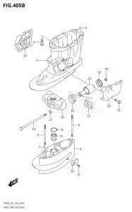 DF100B From 10004F-140001 (E01 E40)  2021 drawing DRIVE SHAFT HOUSING (DF80A)