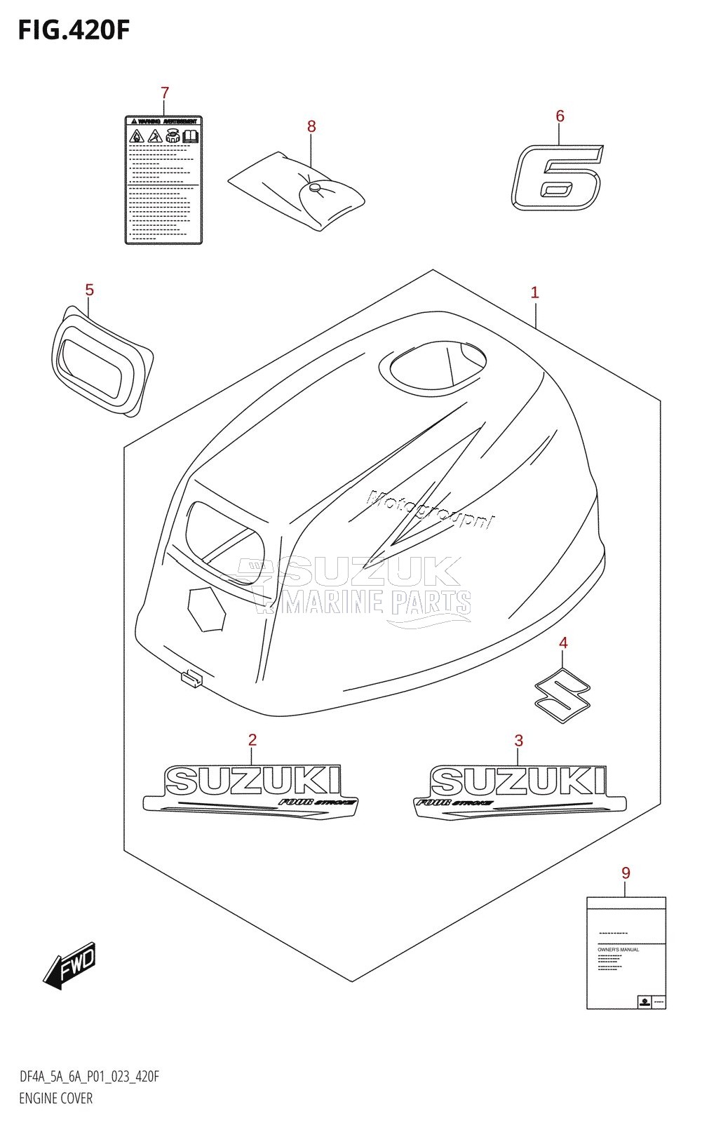 ENGINE COVER (DF6A:020)