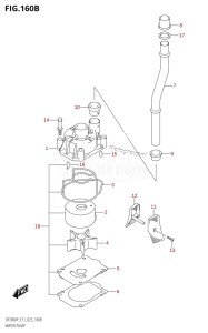 DF200AP From 20003P-040001 (E01 E03 E40)  2020 drawing WATER PUMP (E40)