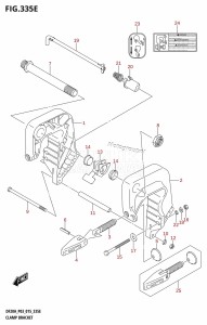 DF9.9B From 00995F-510001 (P03)  2015 drawing CLAMP BRACKET (DF15A:P03)