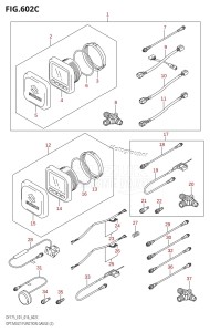 DF175ZG From 17502Z-610001 (E01 E40)  2016 drawing OPT:MULTI FUNCTION GAUGE (2) (DF150ZG:E01)