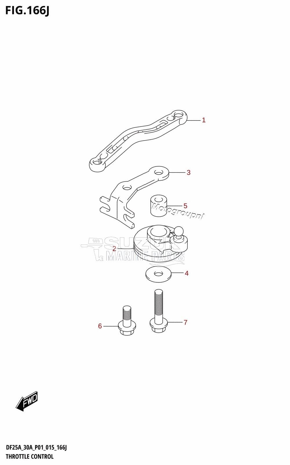 THROTTLE CONTROL (DF30AQ:P01)