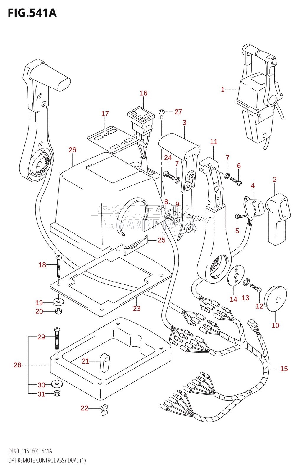 OPT:REMOTE CONTROL ASSY DUAL (1)