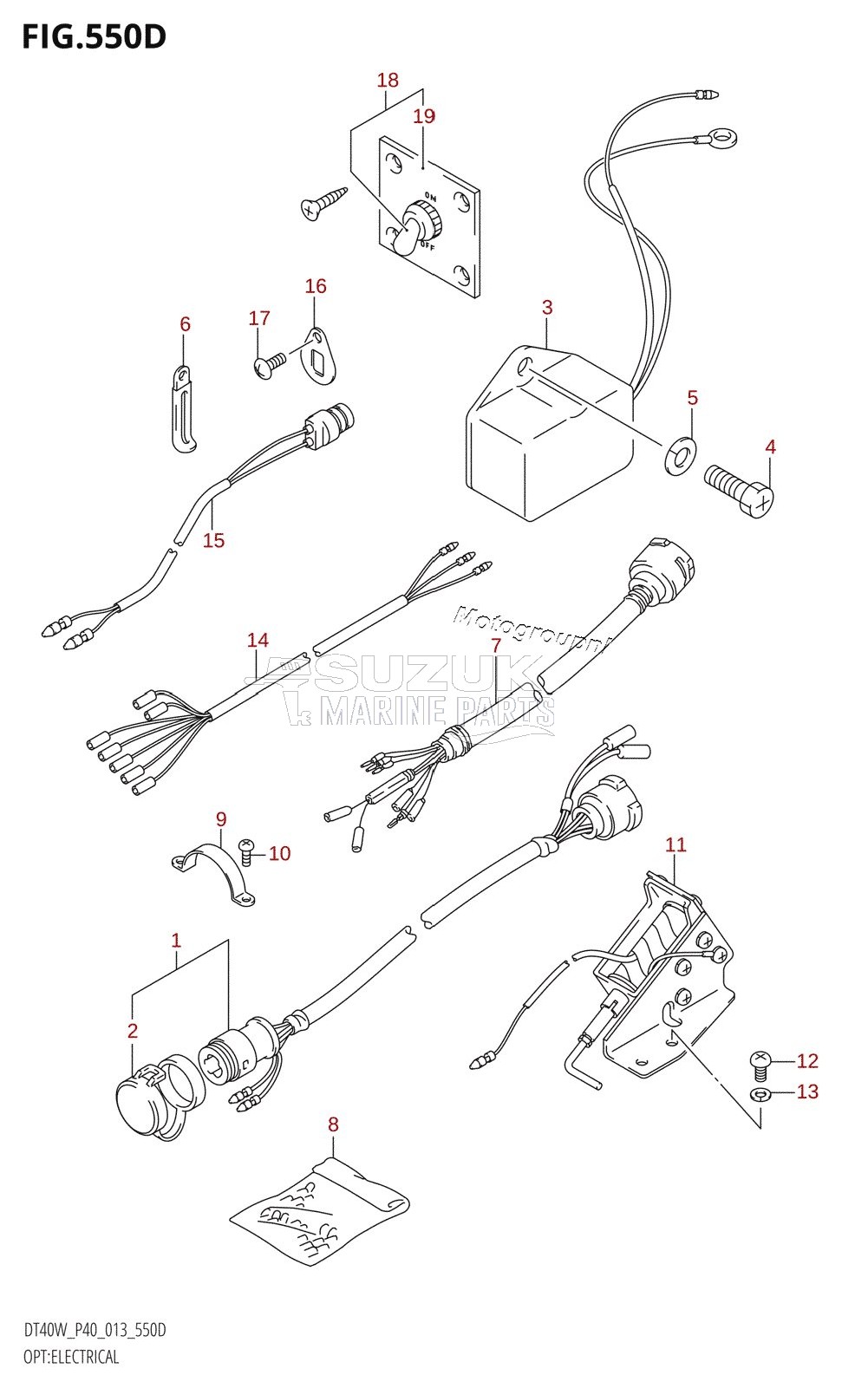 OPT:ELECTRICAL (DT40W:P40:E-STARTER)