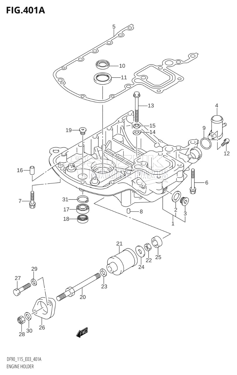 ENGINE HOLDER (K1,K2,K3,K4,K5,K6)