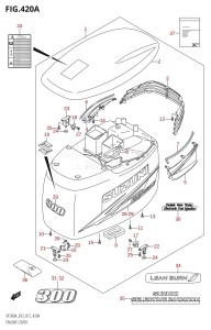 DF300A From 30002P-210001 (E03)  2012 drawing ENGINE COVER