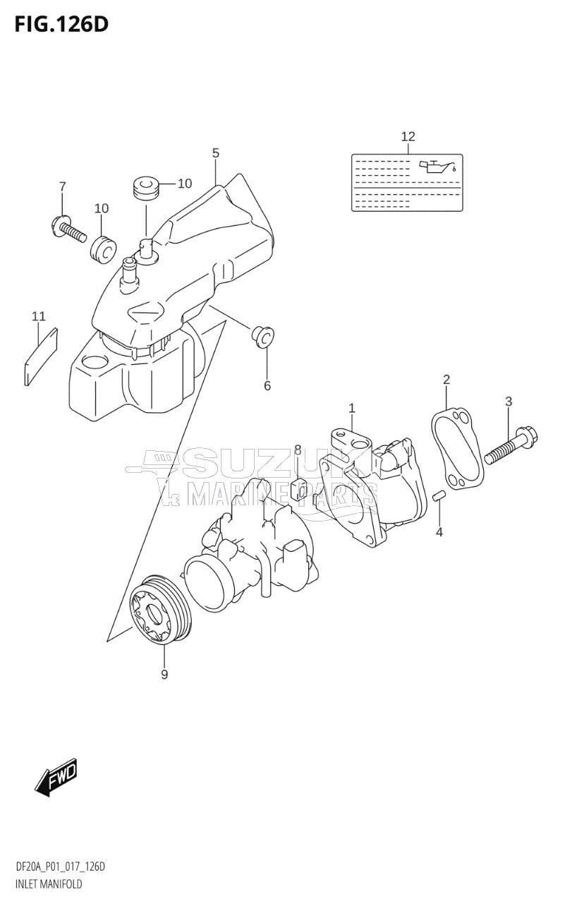 INLET MANIFOLD (DF15A:P01)