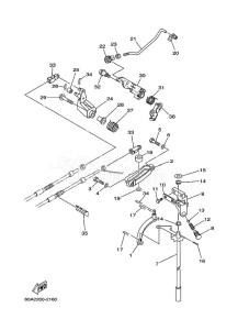 F50DETL drawing THROTTLE-CONTROL