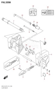 DF8A From 00801F-510001 (P01)  2015 drawing CLAMP BRACKET (DF8AR:P01)