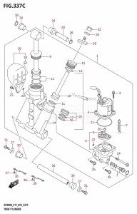 DF250A From 25003P-040001 (E01 E03 E40)  2020 drawing TRIM CYLINDER (L-TRANSOM)