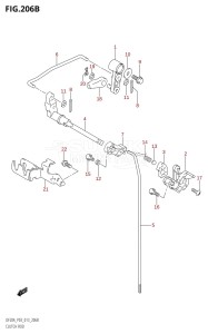 DF20A From 02002F-310001 (P03)  2013 drawing CLUTCH ROD (DF9.9BR:P03)