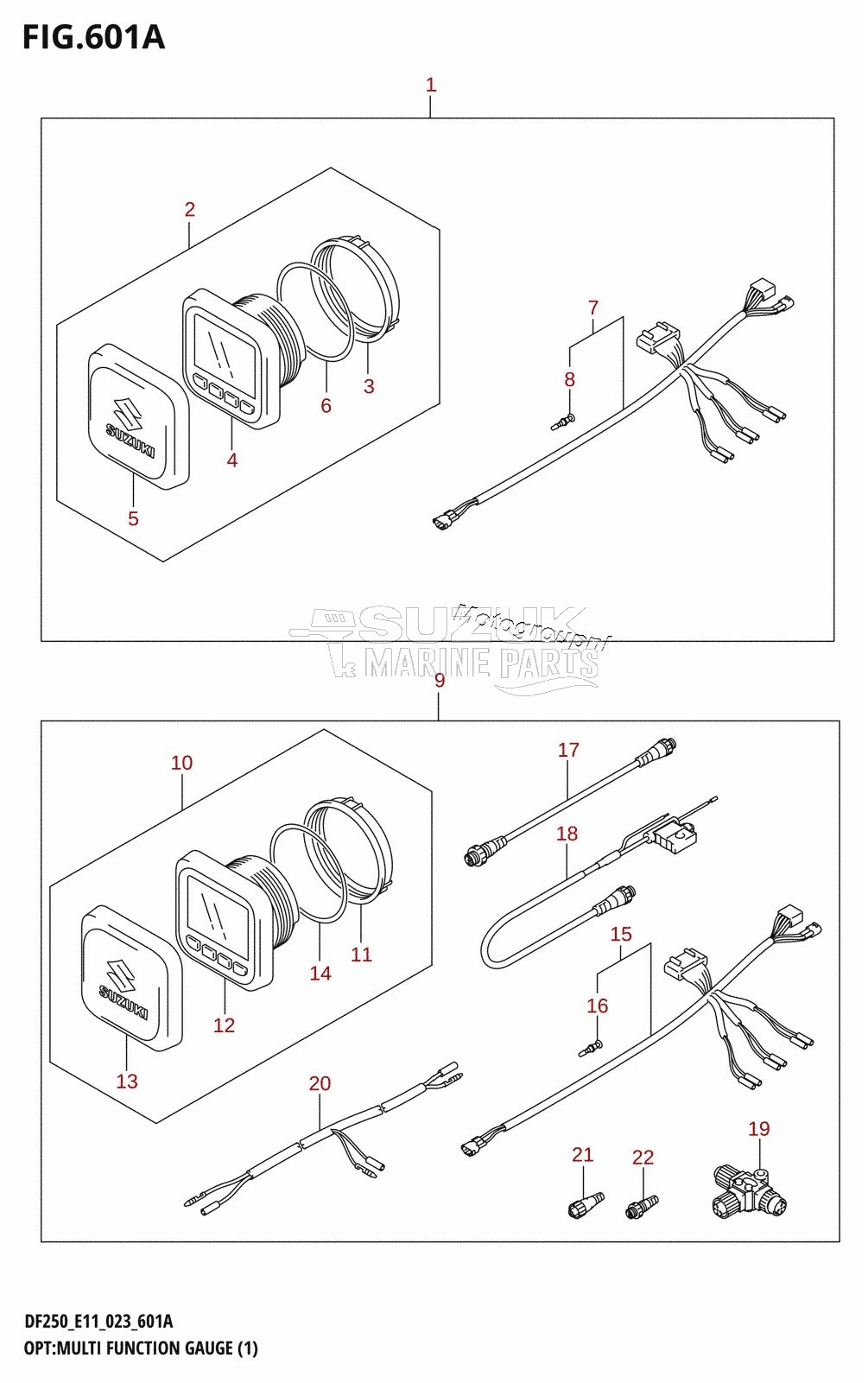 OPT:MULTI FUNCTION GAUGE (1) (020,021)