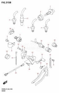 DF250A From 30002P-040001 (E03)  2020 drawing SENSOR (L-TRANSOM)