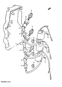 DT65 From 06502-603134-605016 ()  1986 drawing IGNITION