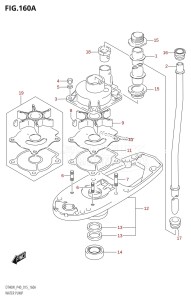 DT40 From 04005K-510001 ()  2015 drawing WATER PUMP (DT40W:P40)