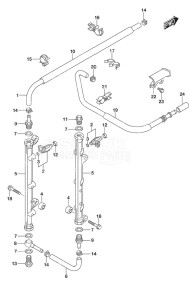 DF 300AP drawing Fuel Injector