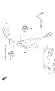 Outboard DF 40A drawing Sensor