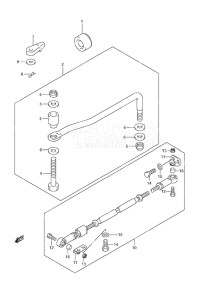 Outboard DF 140 drawing Drag Link