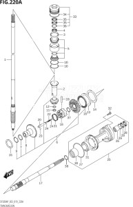 20003P-910001 (2019) 200hp E03-USA (DF200AP) DF200AP drawing TRANSMISSION