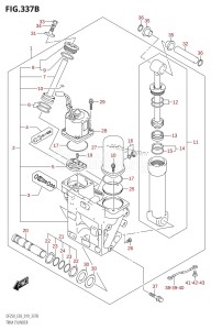 DF250Z From 25003Z-910001 (E03 E40)  2019 drawing TRIM CYLINDER (X-TRANSOM,XX-TRANSOM)