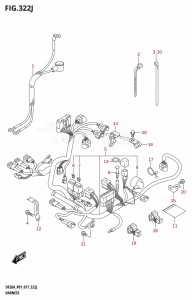 DF9.9B From 00995F-710001 (P01)  2017 drawing HARNESS (DF20A:P40)