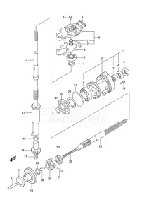 Outboard DF 25 V-Twin drawing Transmission