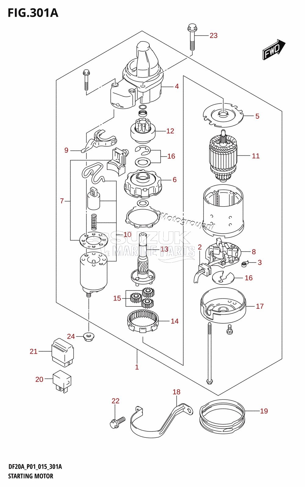 STARTING MOTOR (E-STARTER)